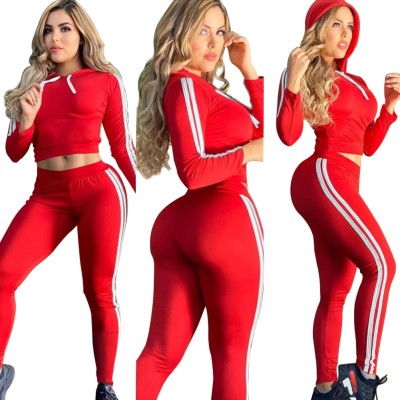 Sports Long Sleeve Hoody Tracksuit