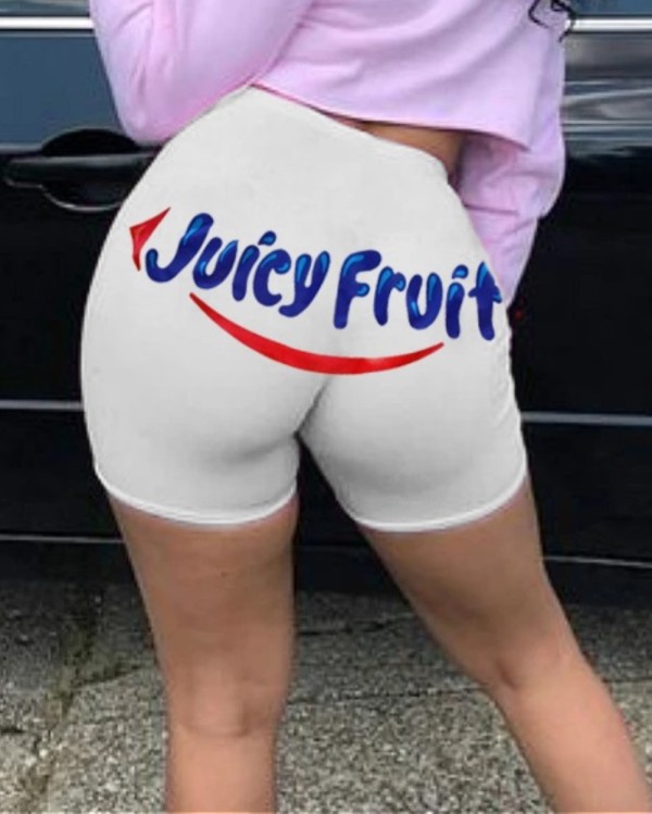 Summer Sexy Snack Biker Shorts