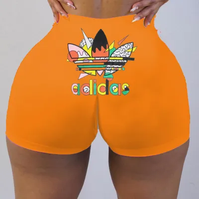 Sexy Print High Waist Fitness Yoga Shorts