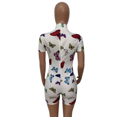 Sexy Butterfly Summer Bodycon Rompers