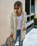 Falls Zebra Long Pocket Cardigans