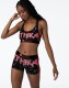 Sports Fitness Print Bra and Shorts Set