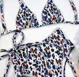 Sexy Leopard Print High Waist Swimwear