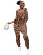 Casual African Two Piece Leopard Pants Set