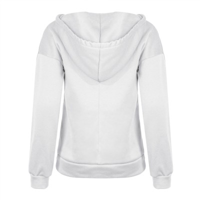 Casual Plain Hoodie Pocket Sweat Shirt