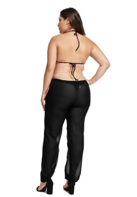 Plus Size 2pc See Through Lingerie Pants Set