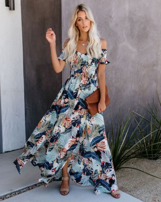 Summer Sweetheart Floral Long Dress