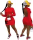 Open Back Sexy Long Sleeve Mini Club Dress