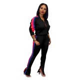 Autumn Sports Long Sleeve Zipper Tracksuit