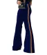 Casual Wide Legges High Waist Striped Trousers