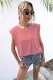 Summer Stripes Print O-Neck Regular Shirt