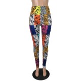 Sexy High Waist Colorful Tight Pants