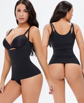 Sexy Black Straps Vest Shapewear