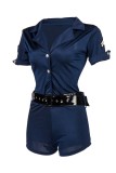 Cosplay Costume Police Women Rompers Set