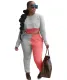 Autumn Contrast 3PC Track Pants Suit