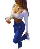 Winter High Waist Drawstrings Track Pants