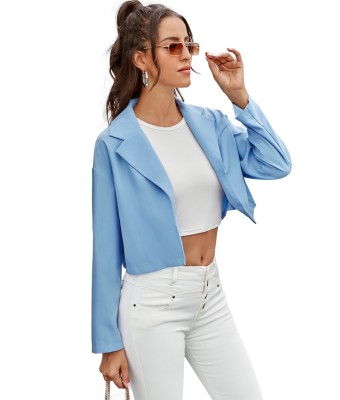 Autumn Pure Blue Short Blazer