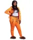 Solid Plain Matching Long Sleeve Zip Up Hoody Tracksuit