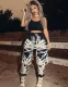 Stylish Strings High Waist Track Pants