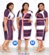 Africa Mother of the Bride Wrapped Midi Dress with Belt