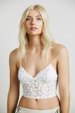 Sexy Lace Strap Crop Tank Top