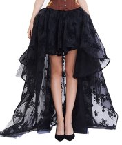 Party High Low Lace Vintage Skirt