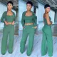 Autumn Casual 3PC Ribbed Tracksuit
