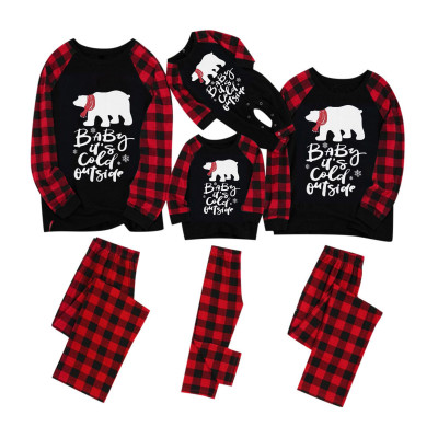 Christmas Print Family Pajama Set for Mom