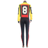 Winter Matching Sports Jersey and Pants Set