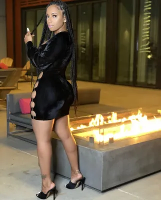 Autumn Party Black Cut Out Bodycon Dress