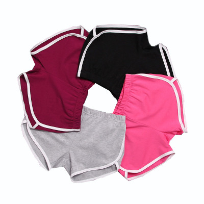 Summer Sports Jogging Cotton Shorts with Contrast Trims