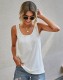 Summer Casual Button Sleeveless Top