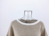Autumn Solid Plain V-Neck Knitting Shirt