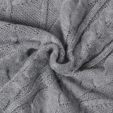 Winter Turtleneck Slit Sleeve Long Pullover Sweater