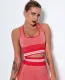 Summer Sports Fitness Contrast Yoga Halter Bra