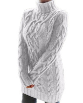Winter Turtleneck Pullover Long Sweater