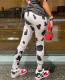 Summer Cow Print Sexy Stacked Leggings