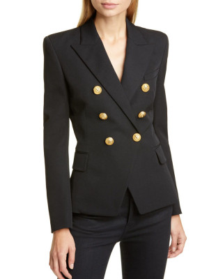 Office Elegant Long Sleeve Regular Blazer