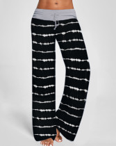 in-Home Stripes Wide Waistband Lounge Trousers