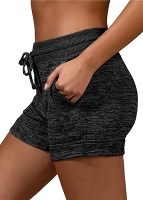 Summer Drawstrings Waist Jogging Shorts with Pockets