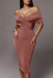 Summer Elegant Sweetheart Formal Pencil Dress