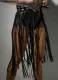 Summer Party Sexy Black Fringe Skirt