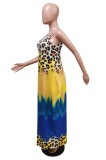 Summer Multi-Color Strap Long Maxi Dress