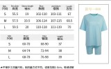 Summer Casual Blue Print Shirt and Biker Shorts 2PC Set