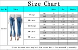 Summer Plus Size High Waist Ripped Blue Jeans