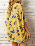 Summer Beach Floral Tops Cover-Up