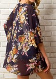 Summer Beach Floral Tops Cover-Up