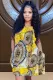 Summer Retro Print Sleeveless Casual Short Dress