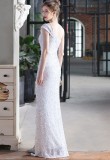 Summer Formal White Sequin One Shoulder Slit Evening Dress