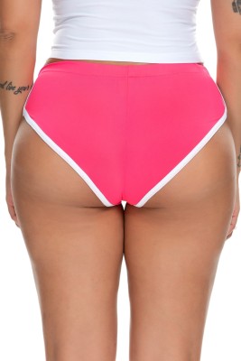 Summer Pink White edge Tight Fitting Sprots panties
